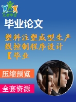 塑料注塑成型生產(chǎn)線(xiàn)控制程序設(shè)計(jì)【畢業(yè)論文+cad】