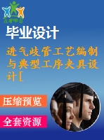 進(jìn)氣歧管工藝編制與典型工序夾具設(shè)計(jì)[3d-proe]【6張cad圖紙、工藝卡片和說明書】